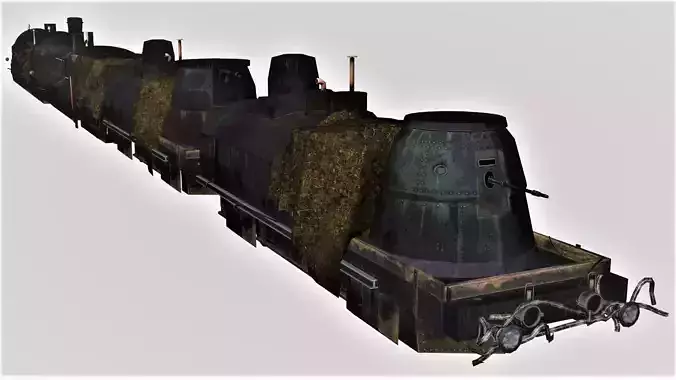 TRAIN - Armoredtrain 3D model