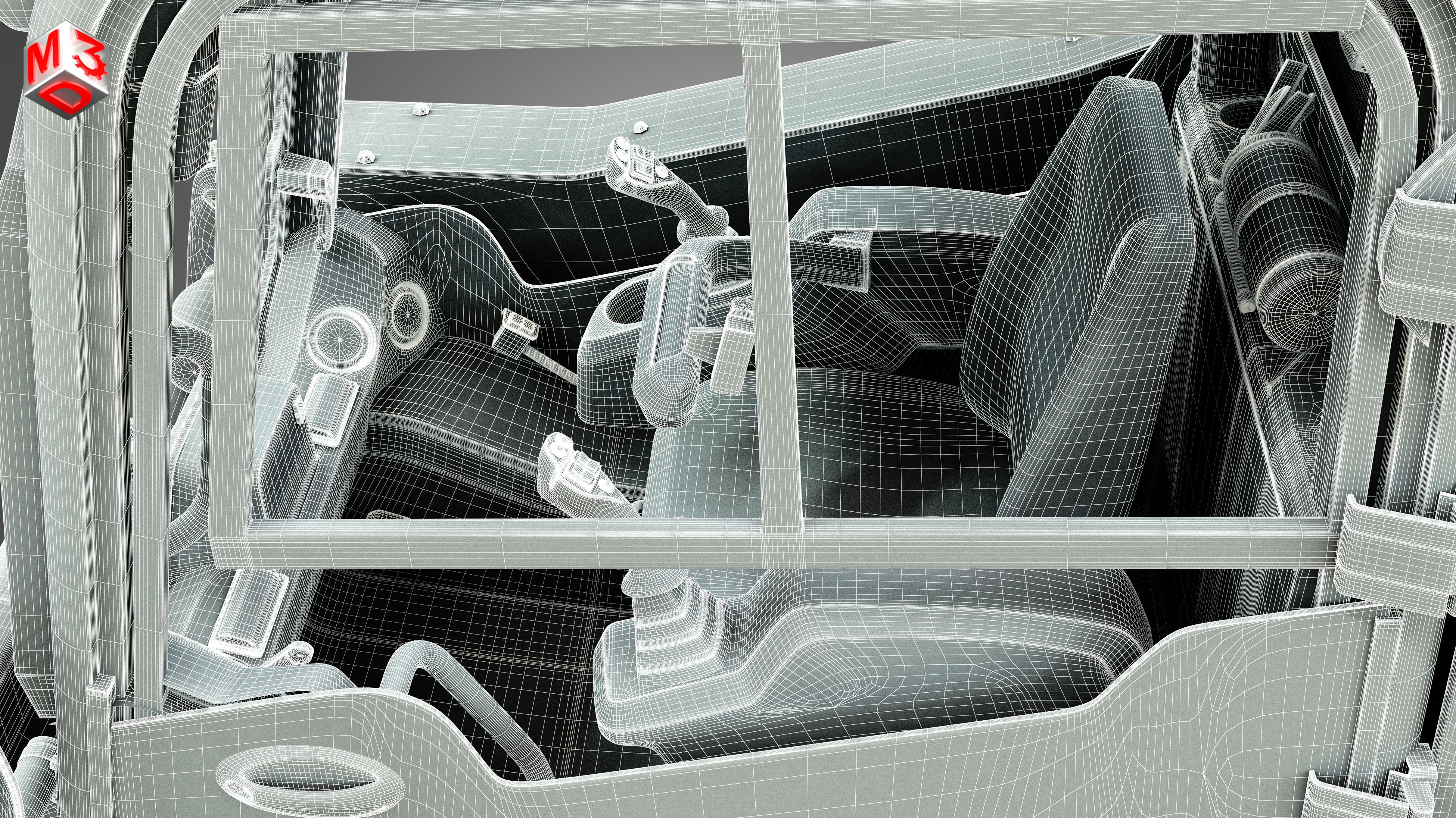 JCB Skid Steer Loader 260 3D model_14