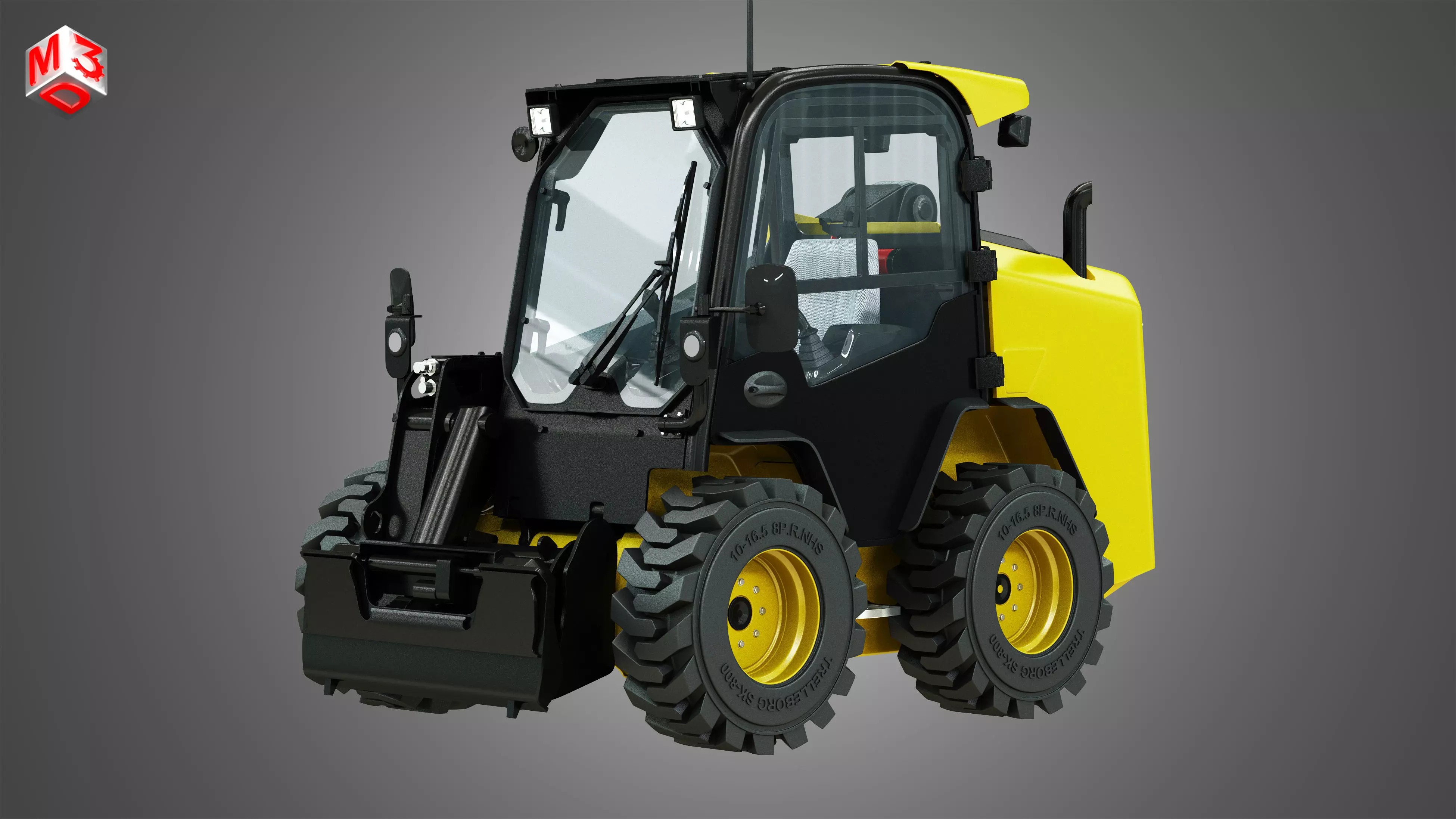 JCB Skid Steer Loader 260 3D model_0