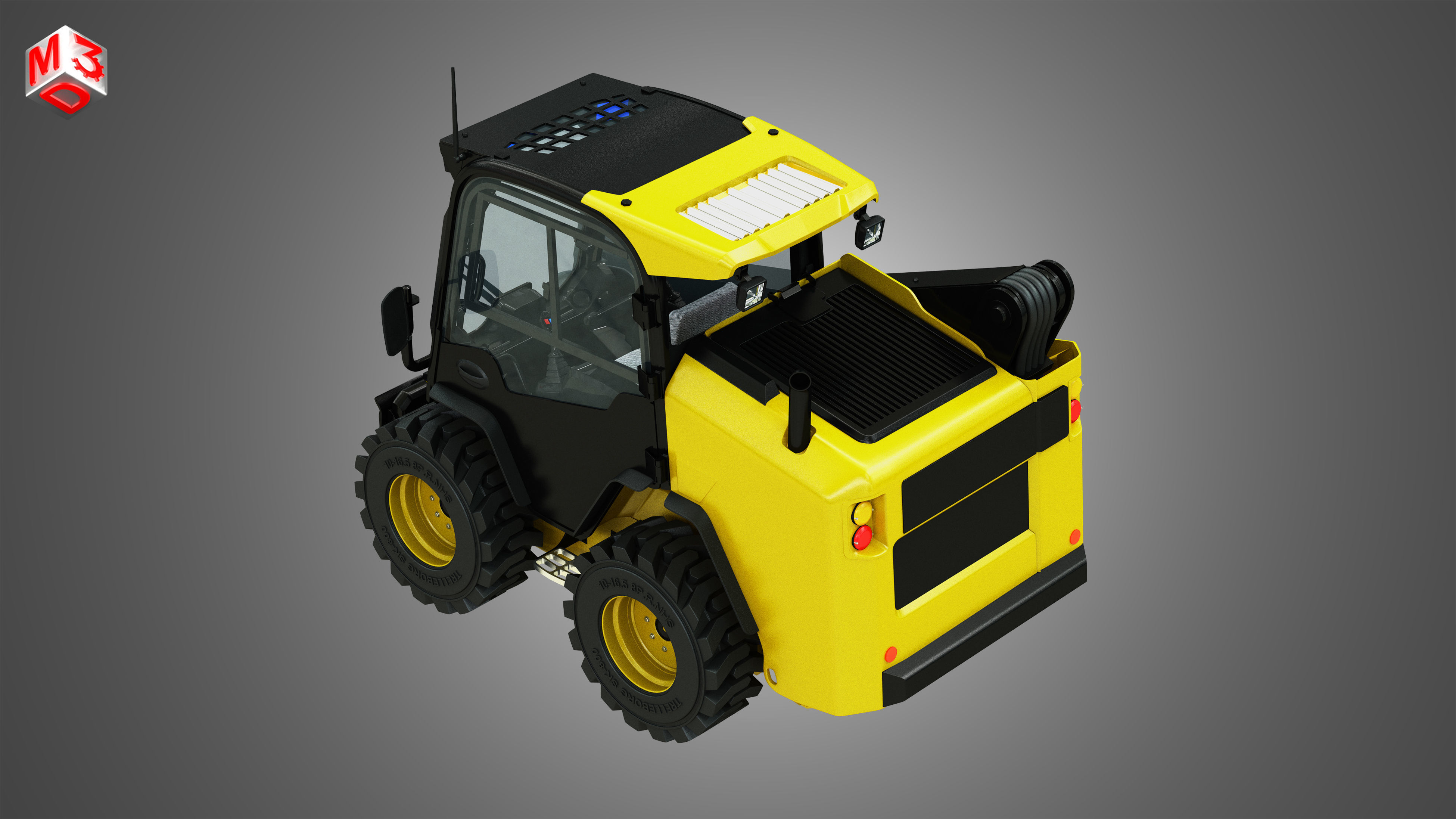 JCB Skid Steer Loader 260 3D model_9