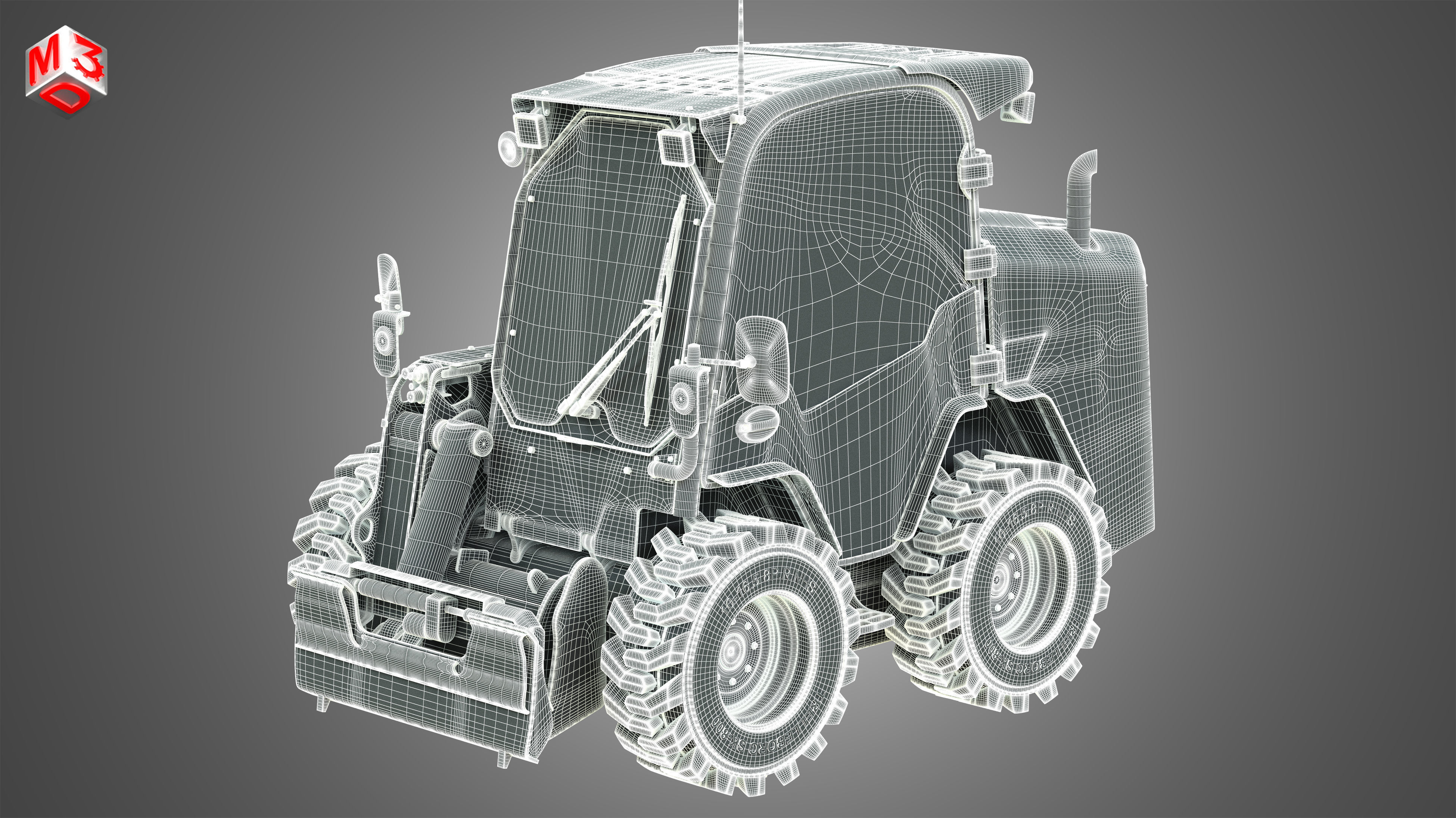 JCB Skid Steer Loader 260 3D model_12