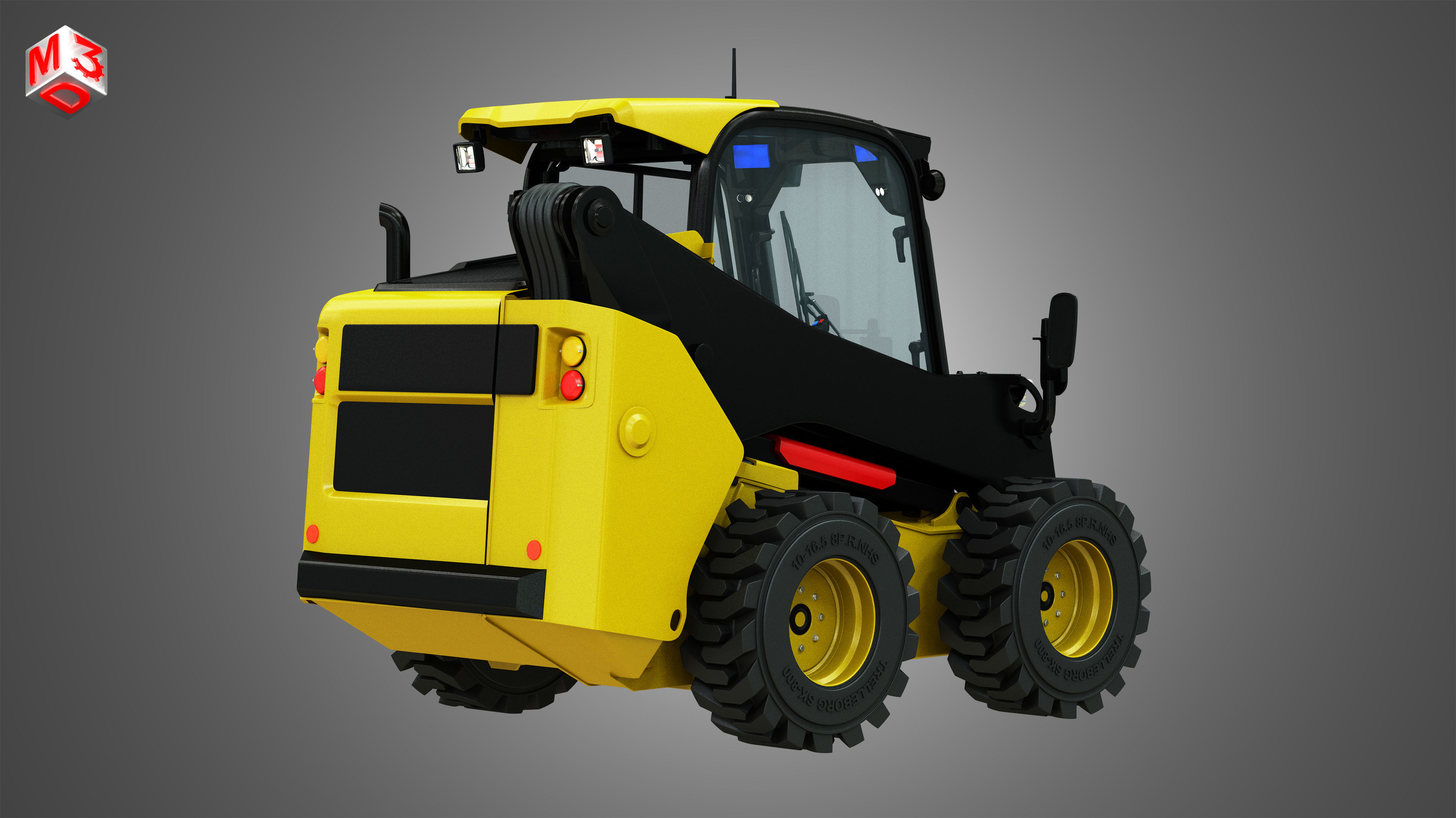 JCB Skid Steer Loader 260 3D model_1