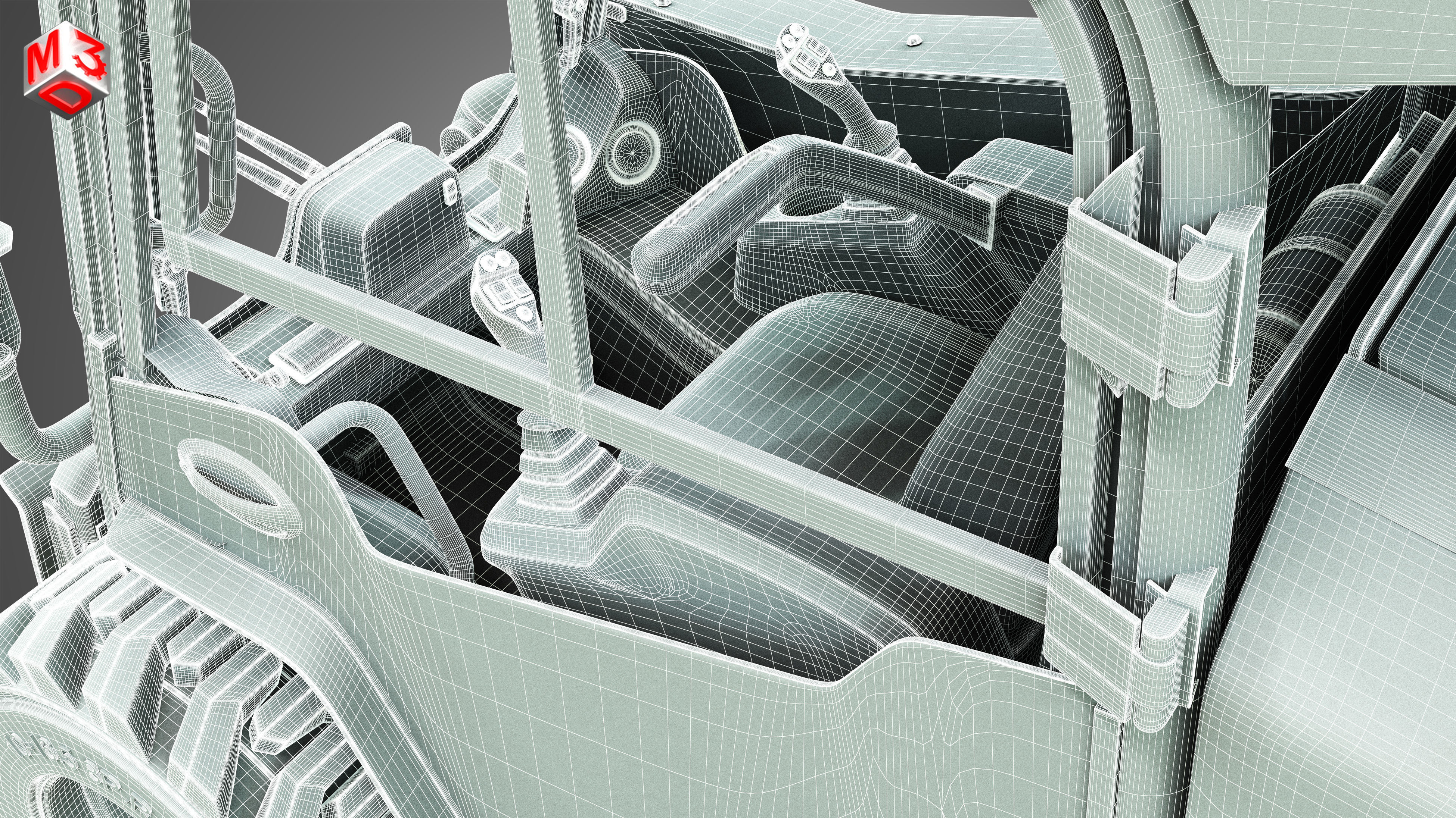 JCB Skid Steer Loader 260 3D model_15