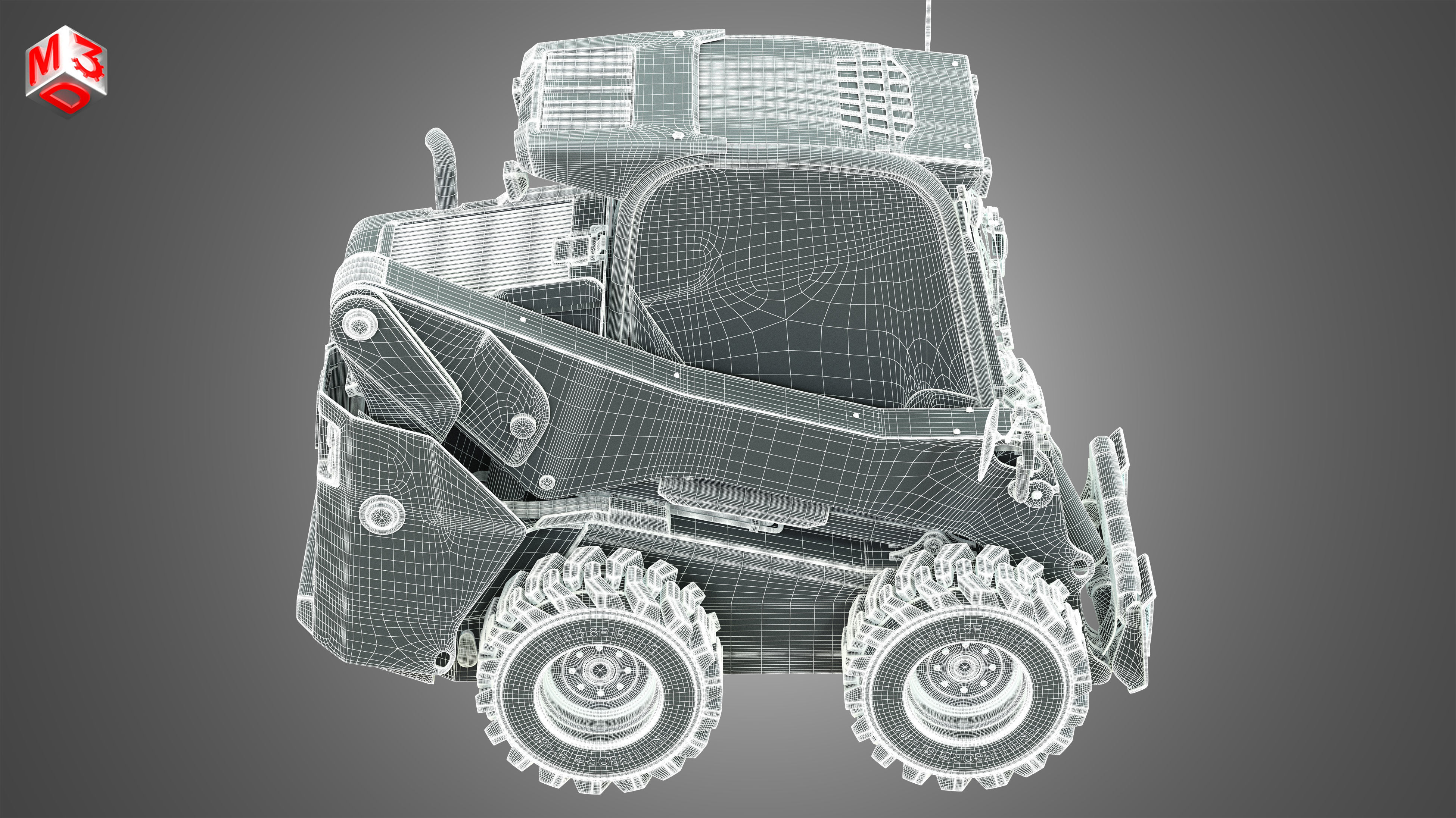 JCB Skid Steer Loader 260 3D model_11