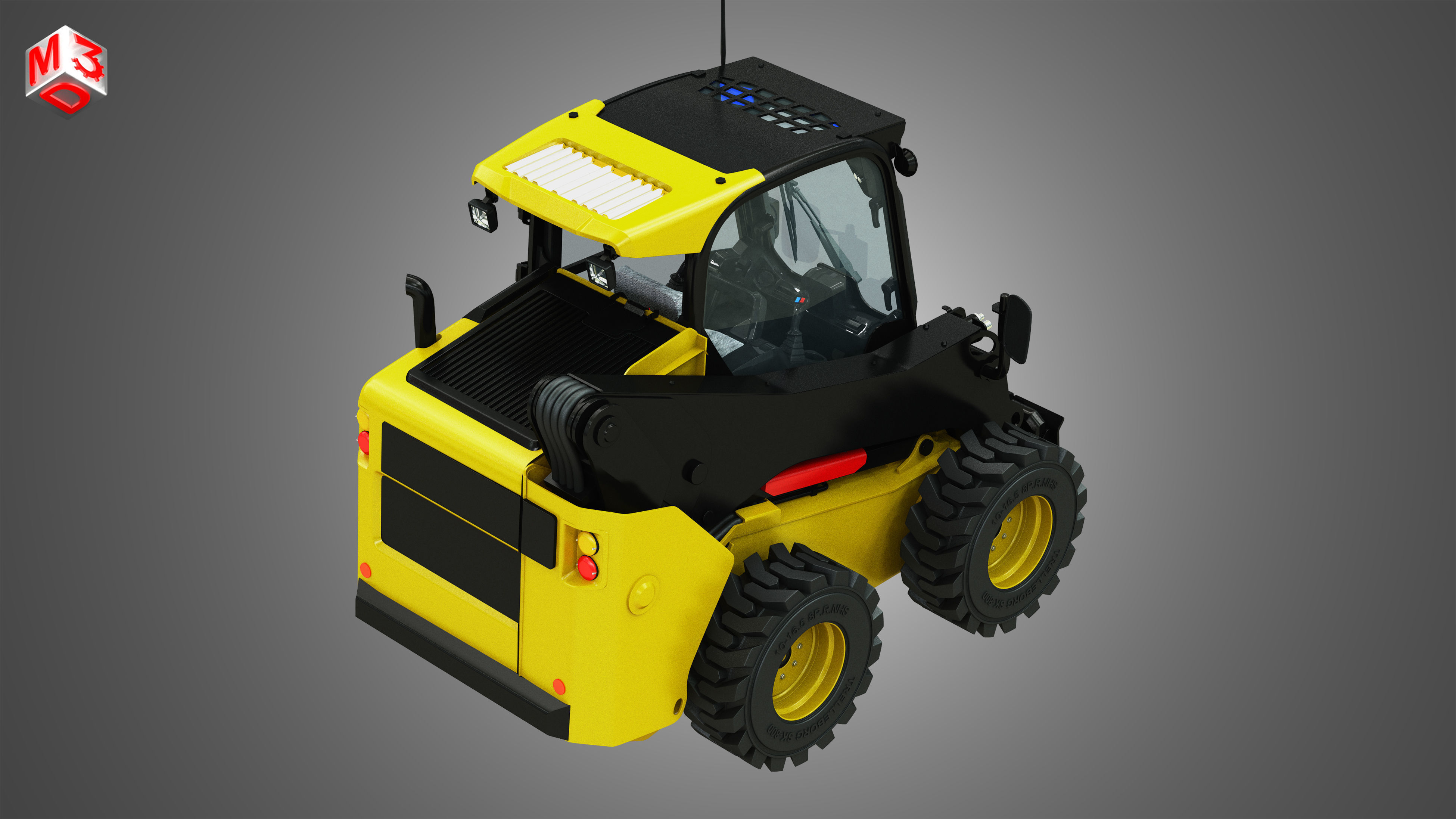 JCB Skid Steer Loader 260 3D model_7