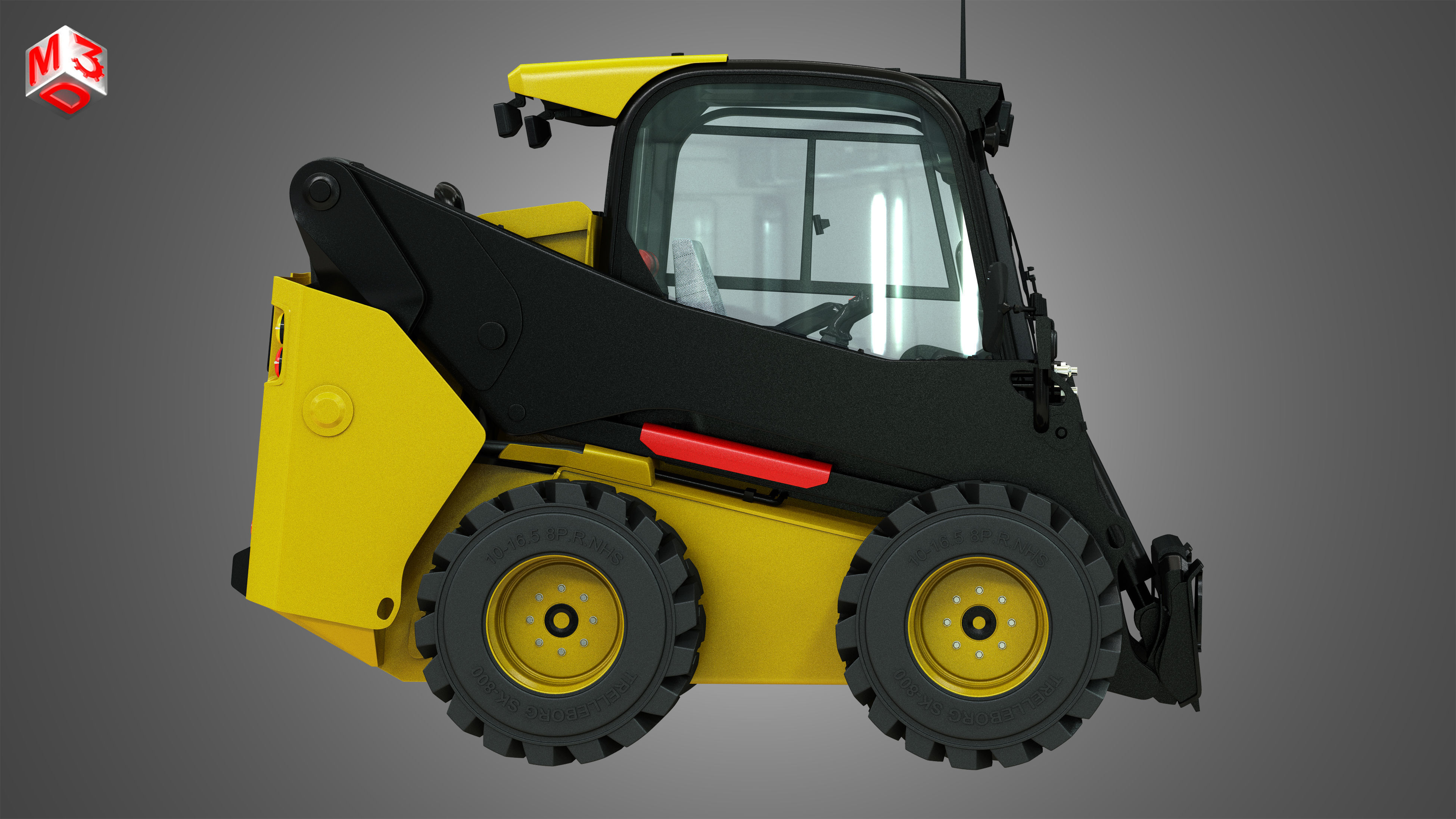 JCB Skid Steer Loader 260 3D model_5