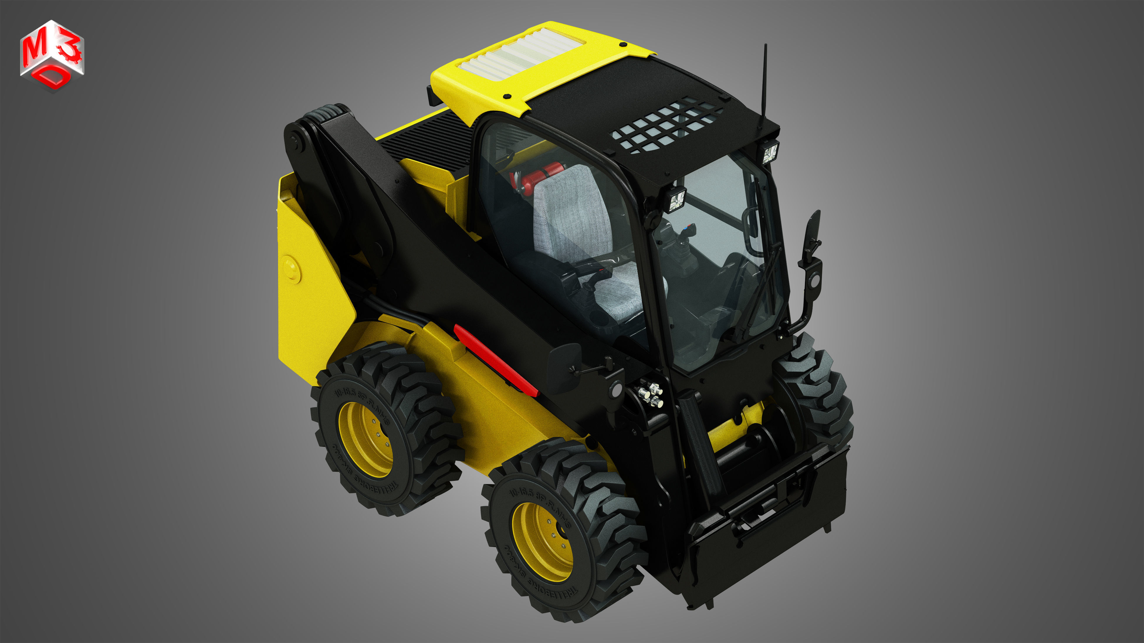 JCB Skid Steer Loader 260 3D model_8