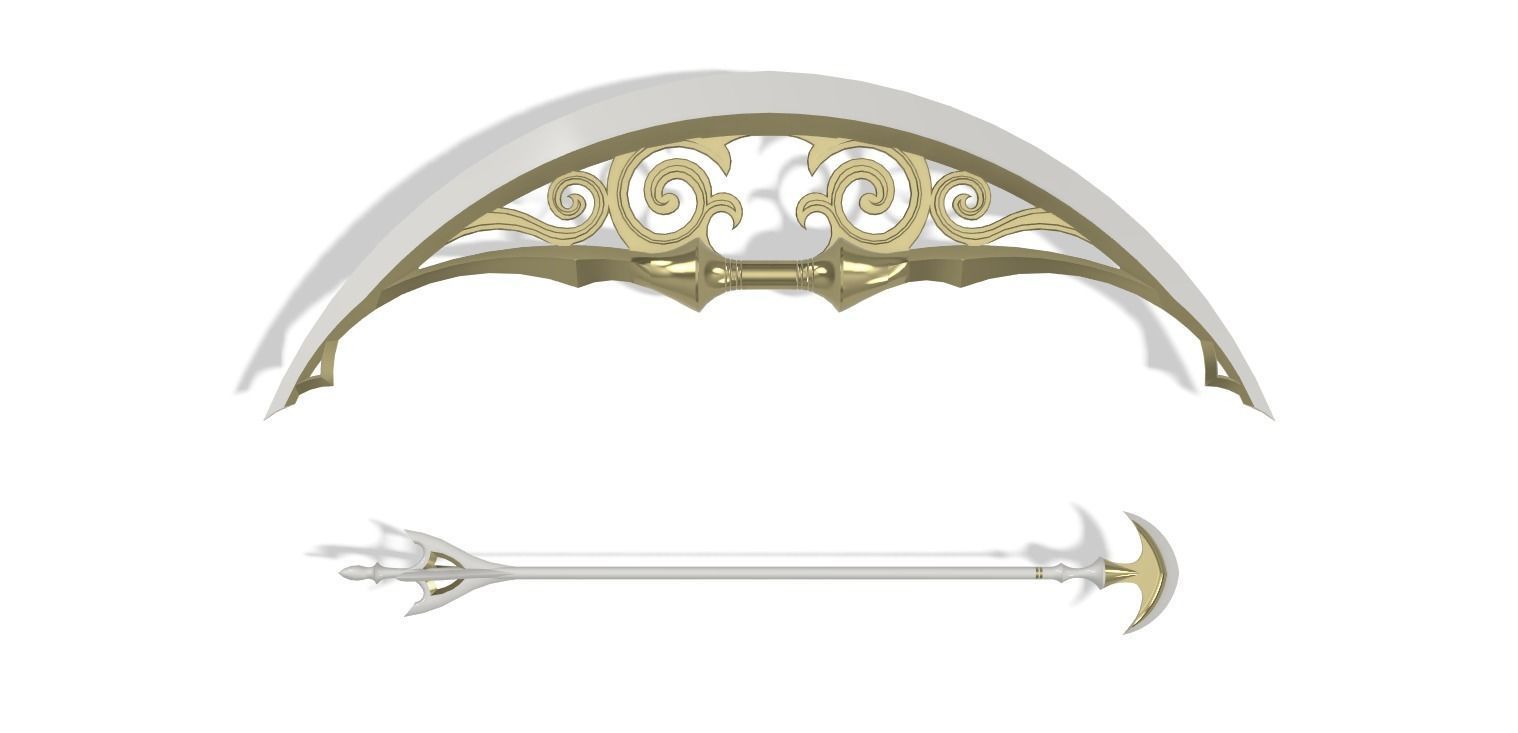 Bow of Light Legend of Zelda Breath of the Wild 3D print model_1