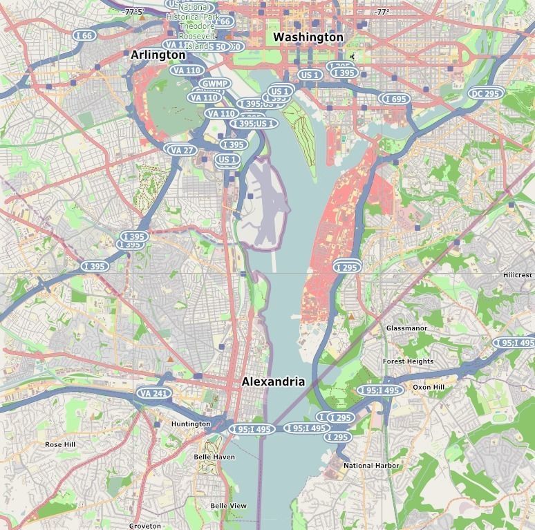 Alexandria City USA Nov 2020 3d model Low-poly 3D model_37