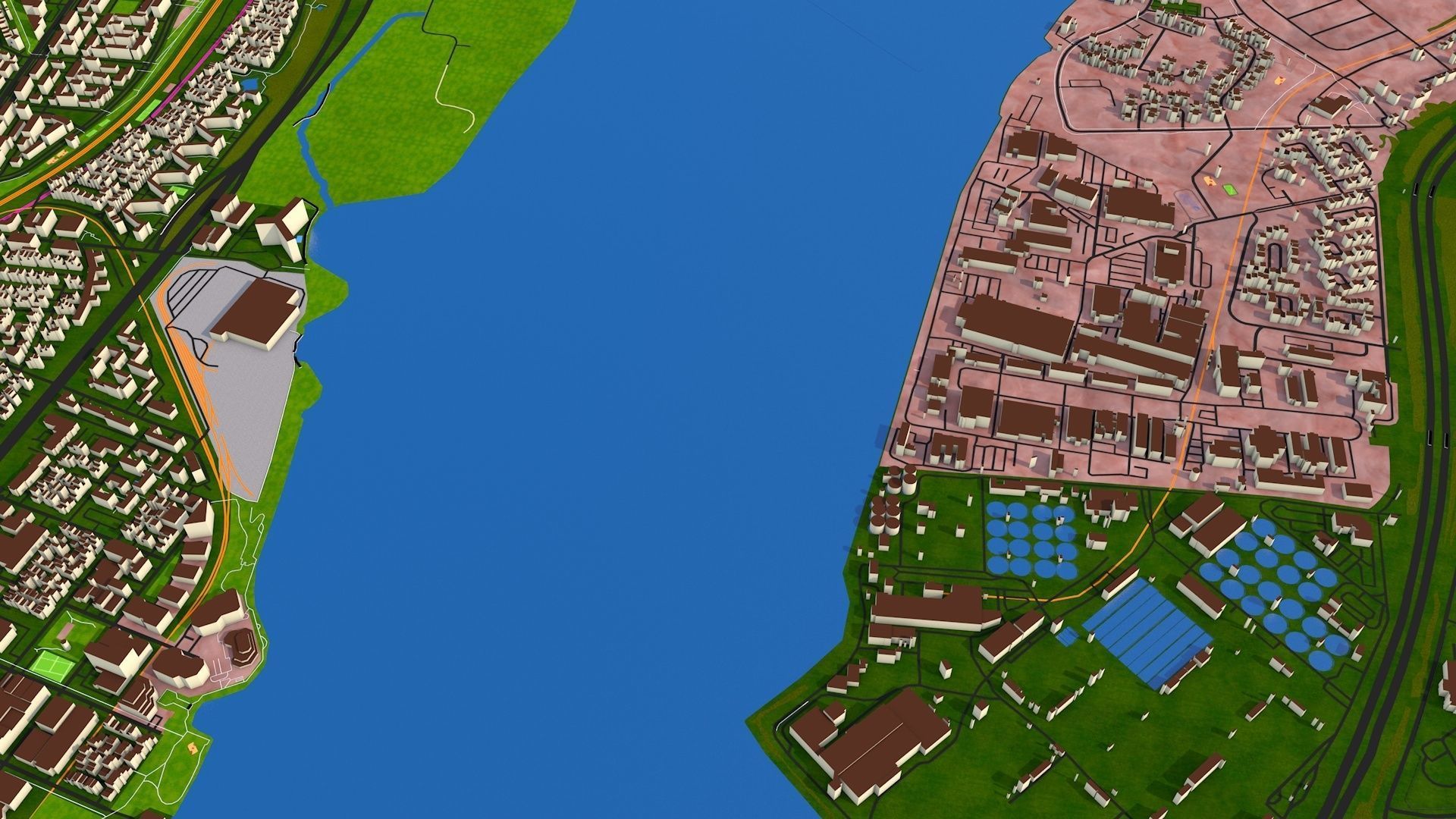 Alexandria City USA Nov 2020 3d model Low-poly 3D model_24