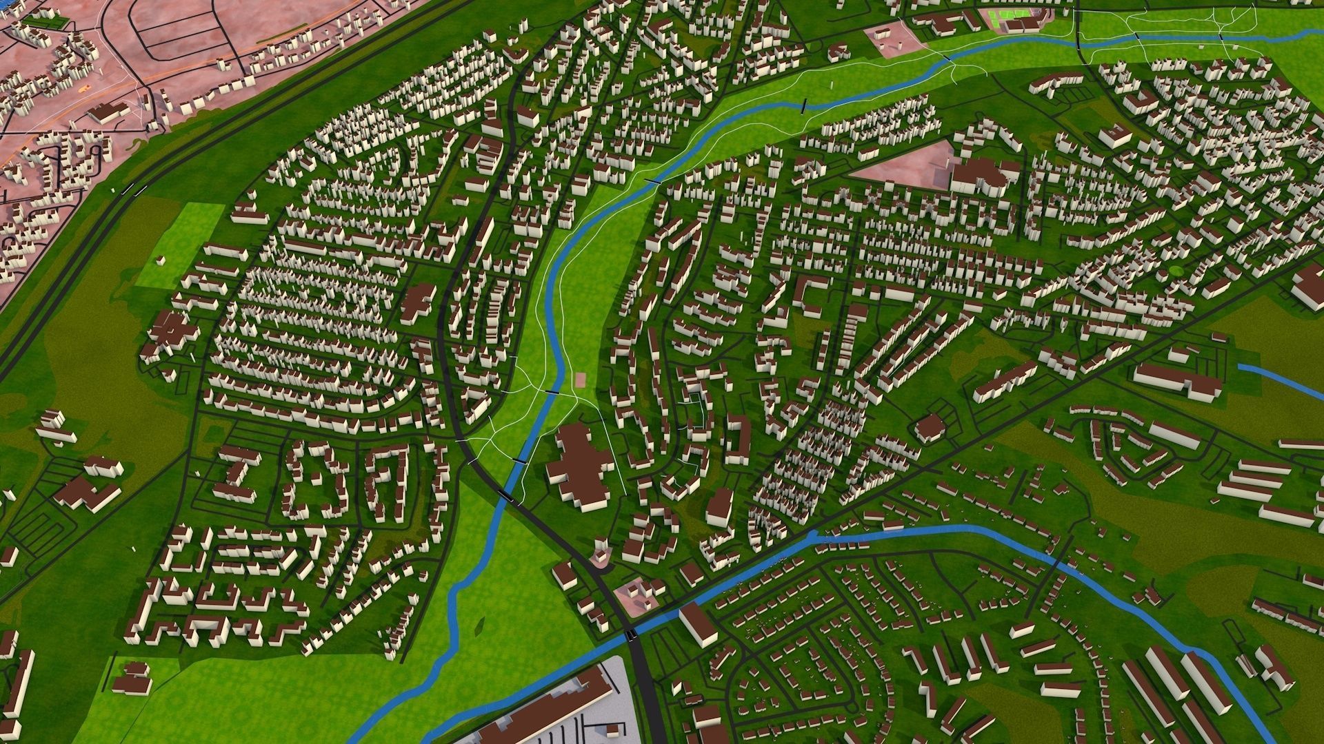 Alexandria City USA Nov 2020 3d model Low-poly 3D model_23