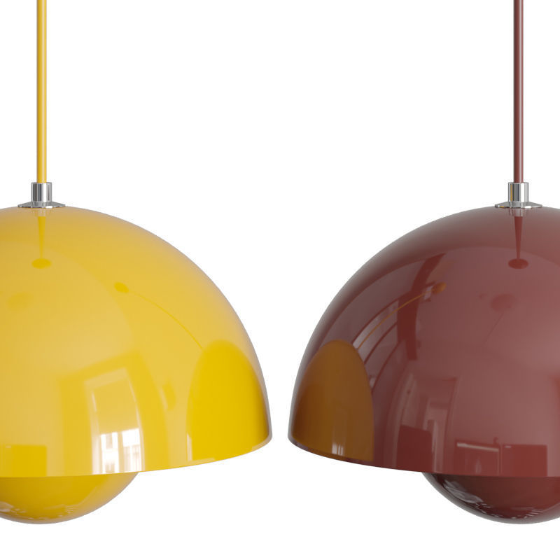 Flowerpot VP1 3D model_3