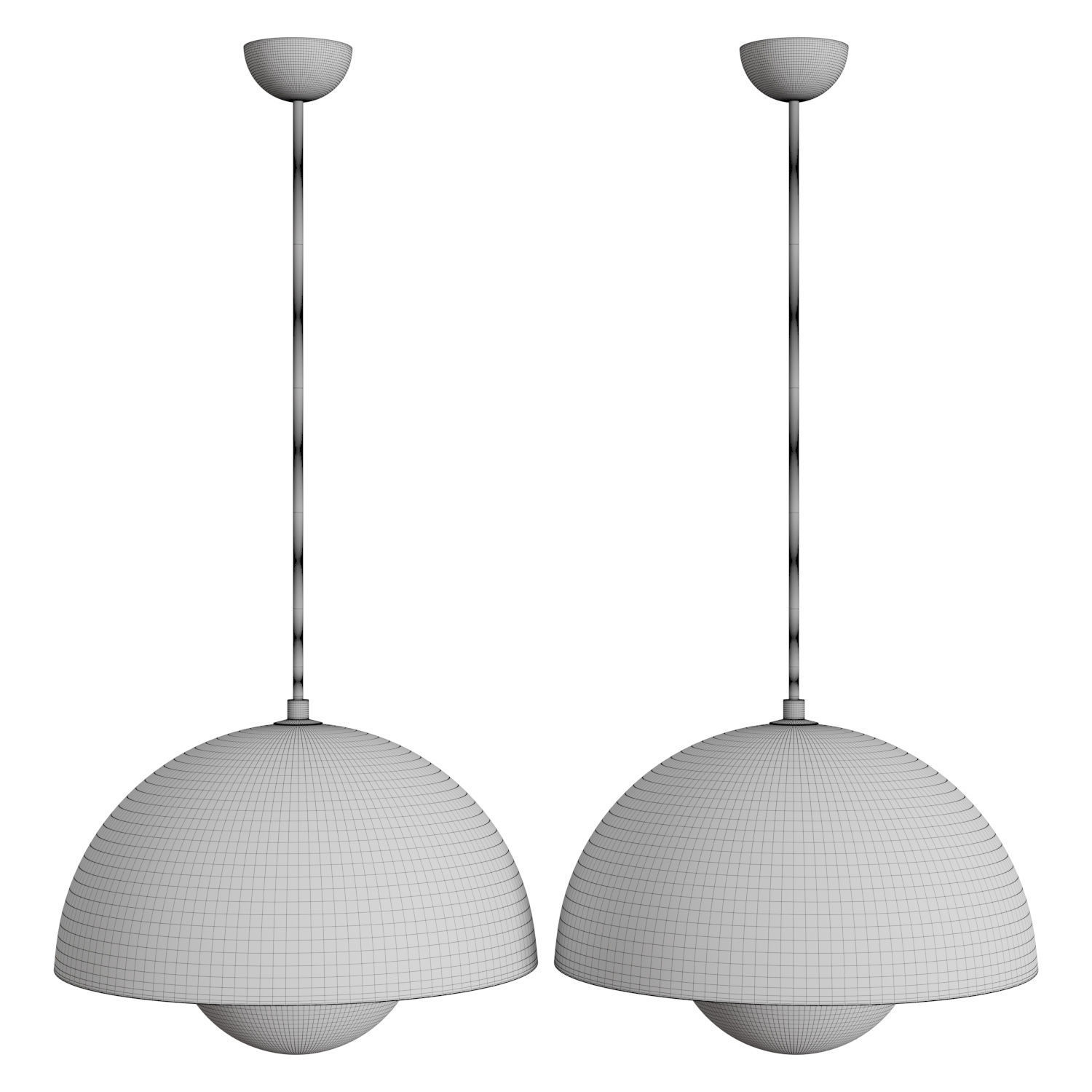 Flowerpot VP1 3D model_4