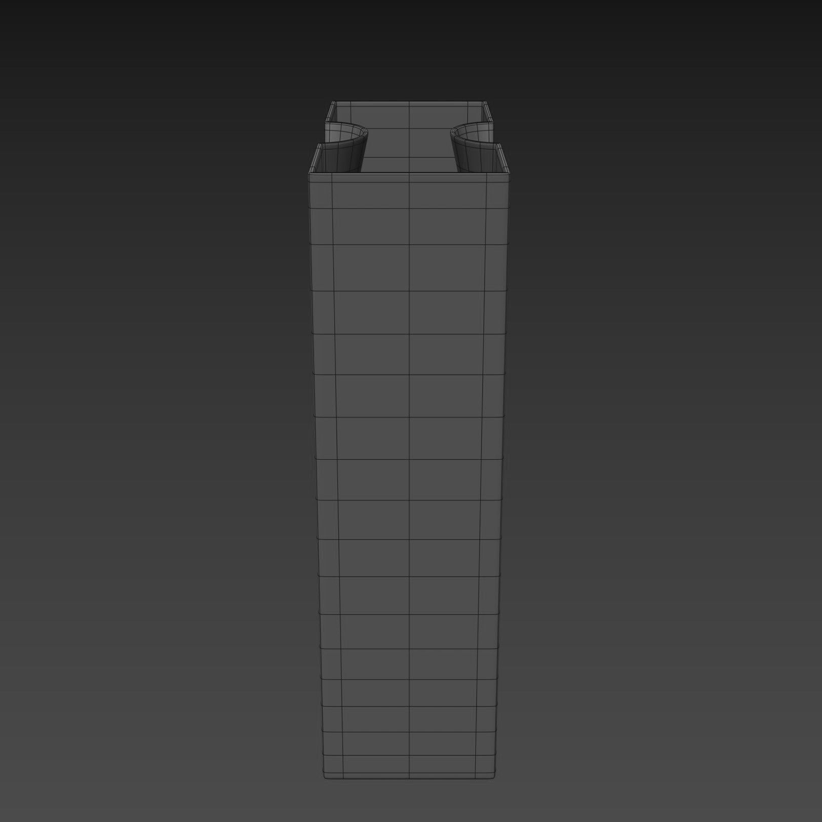 Illusion Vase Set 3D model_6