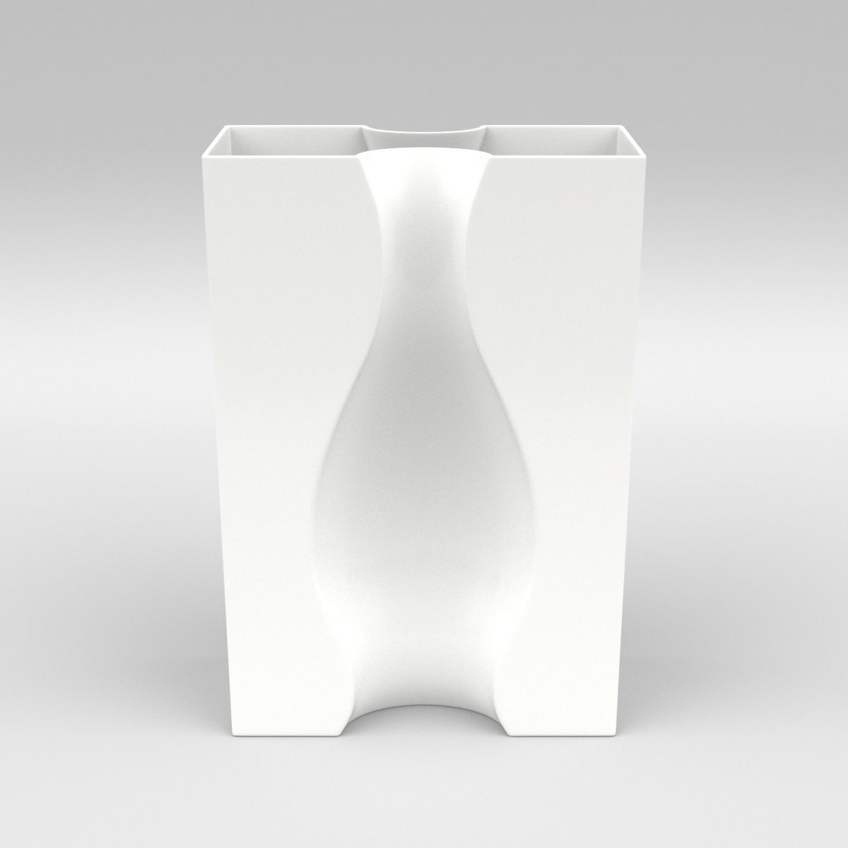 Illusion Vase Set 3D model_1