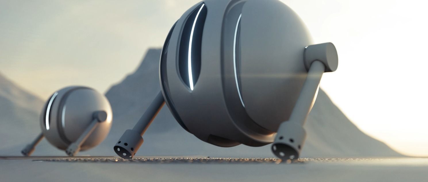 Drone Sci-fi 3D model_2