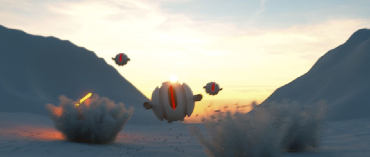 Drone Sci-fi 3D model_5