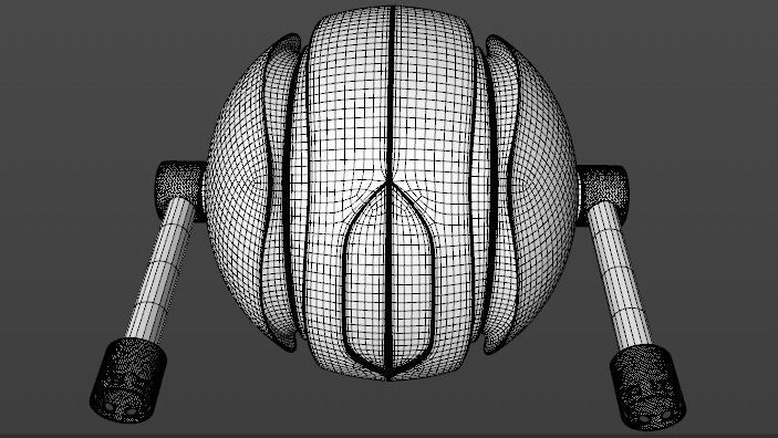 Drone Sci-fi 3D model_3