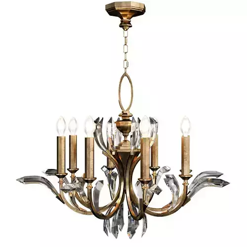 BEVELED ARCS 763 CHANDELIER