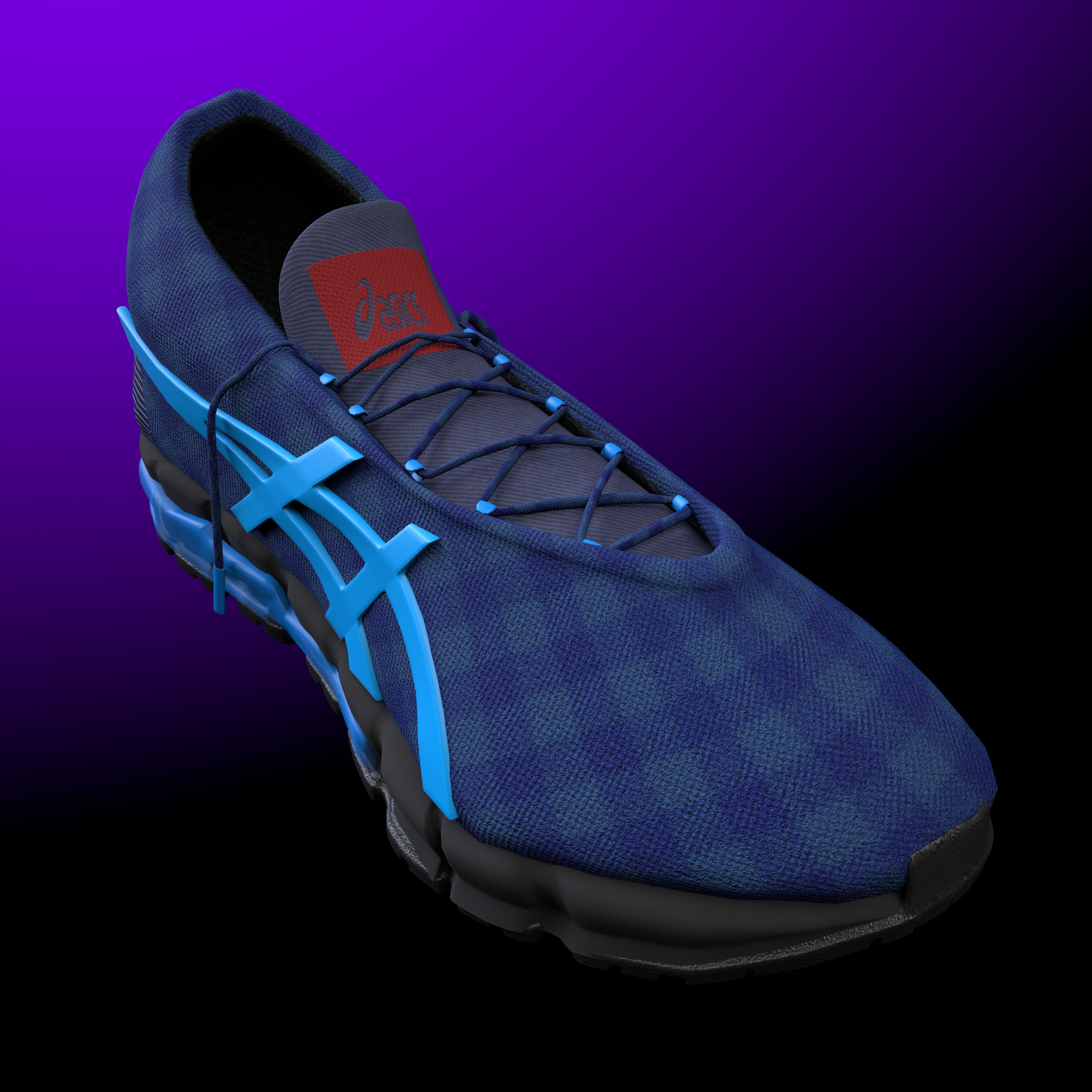 Asics Shoes 3D model_1