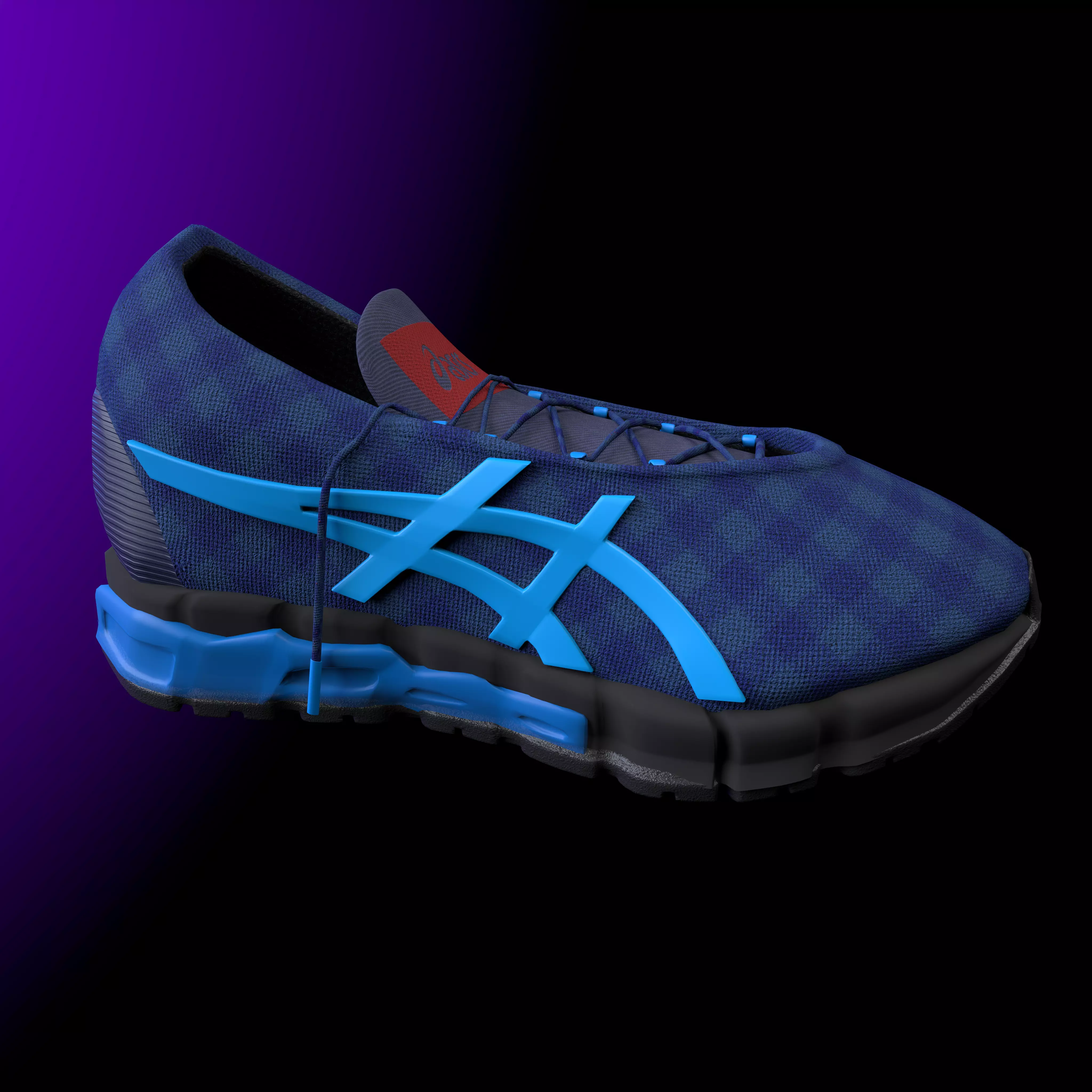 Asics Shoes 3D model_0