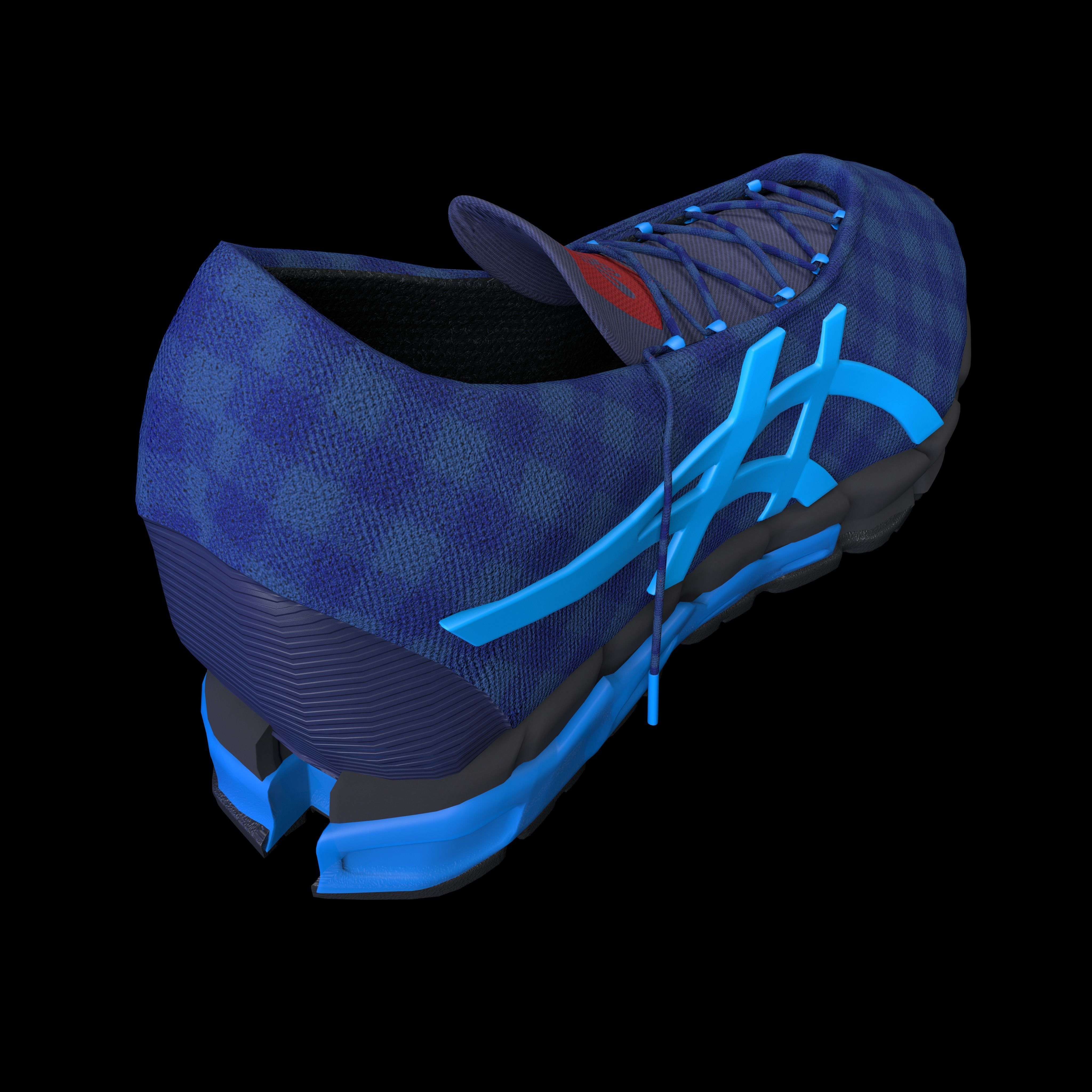 Asics Shoes 3D model_3