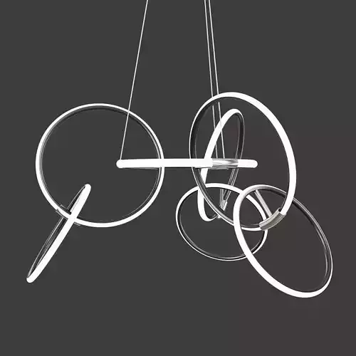 RINGER CHANDELIER Low-poly 3D model