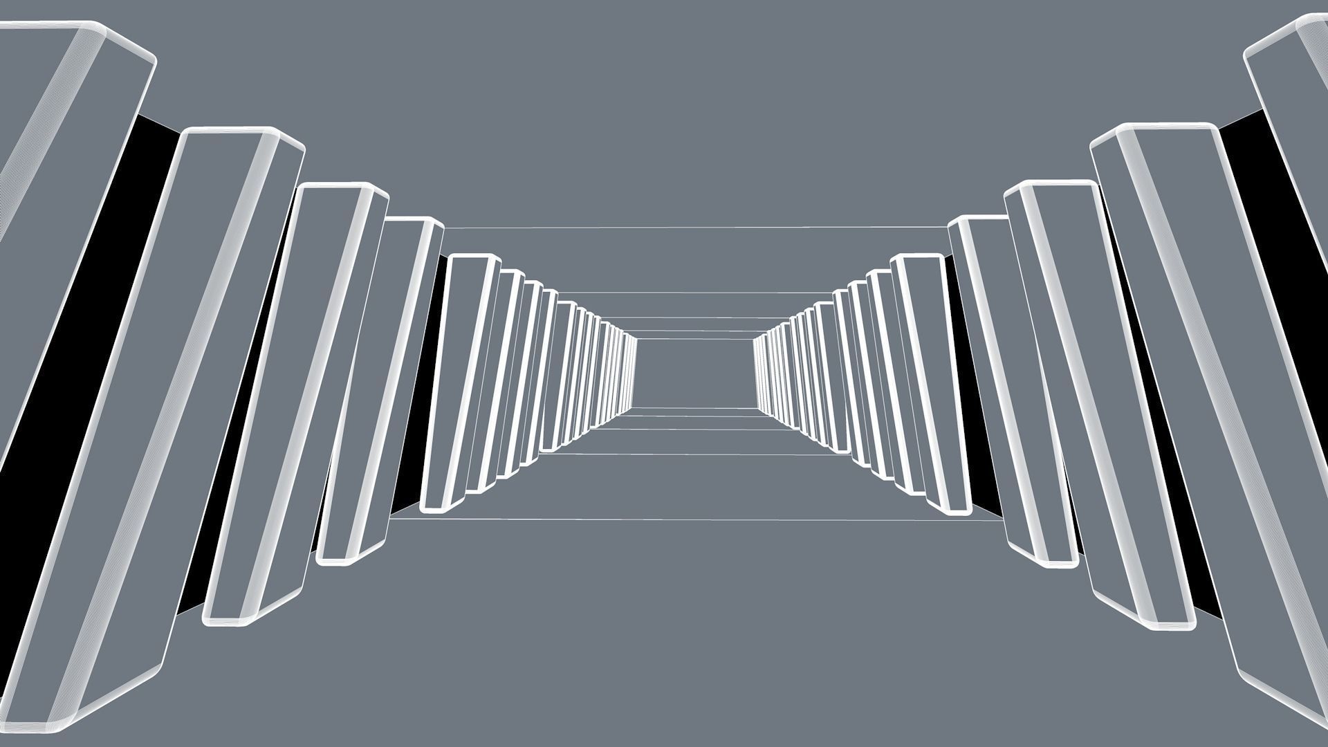 Sci Fi Tunnel 3D model_5