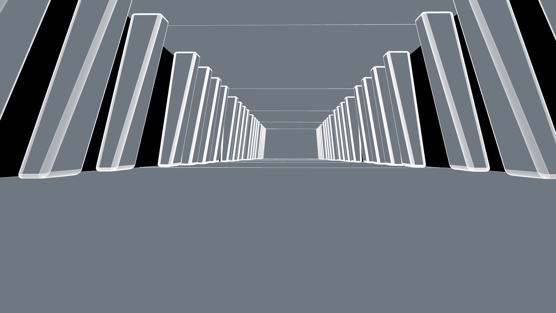 Sci Fi Tunnel 3D model_7