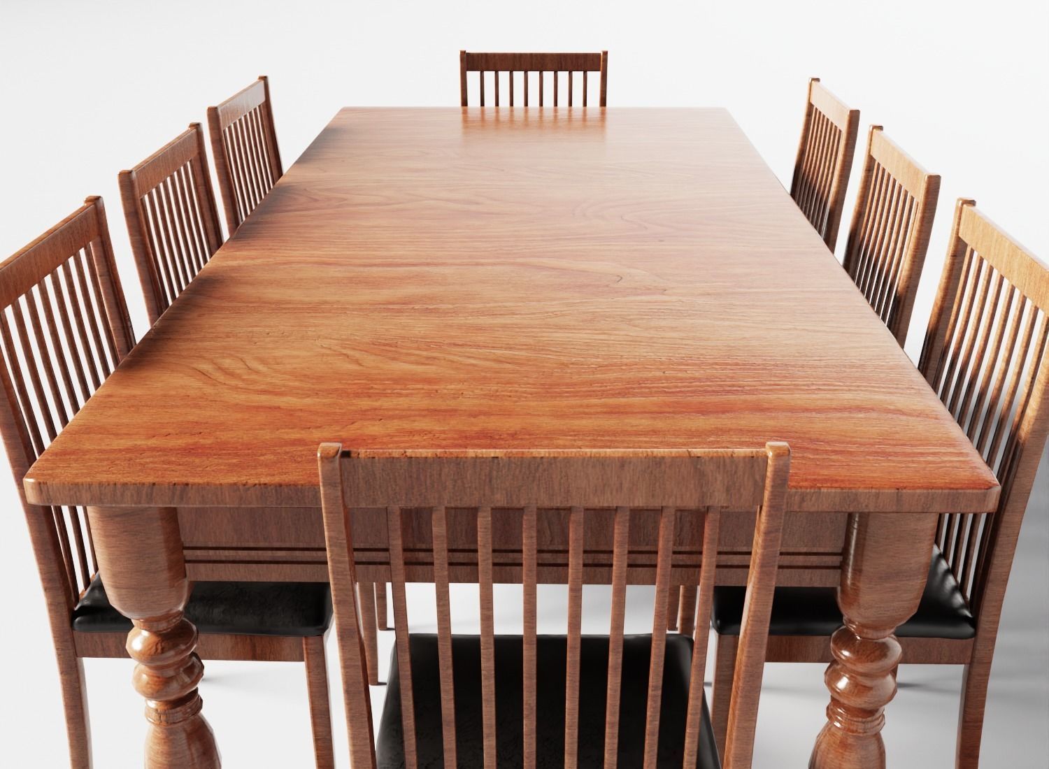 Dining Table 3D model_3