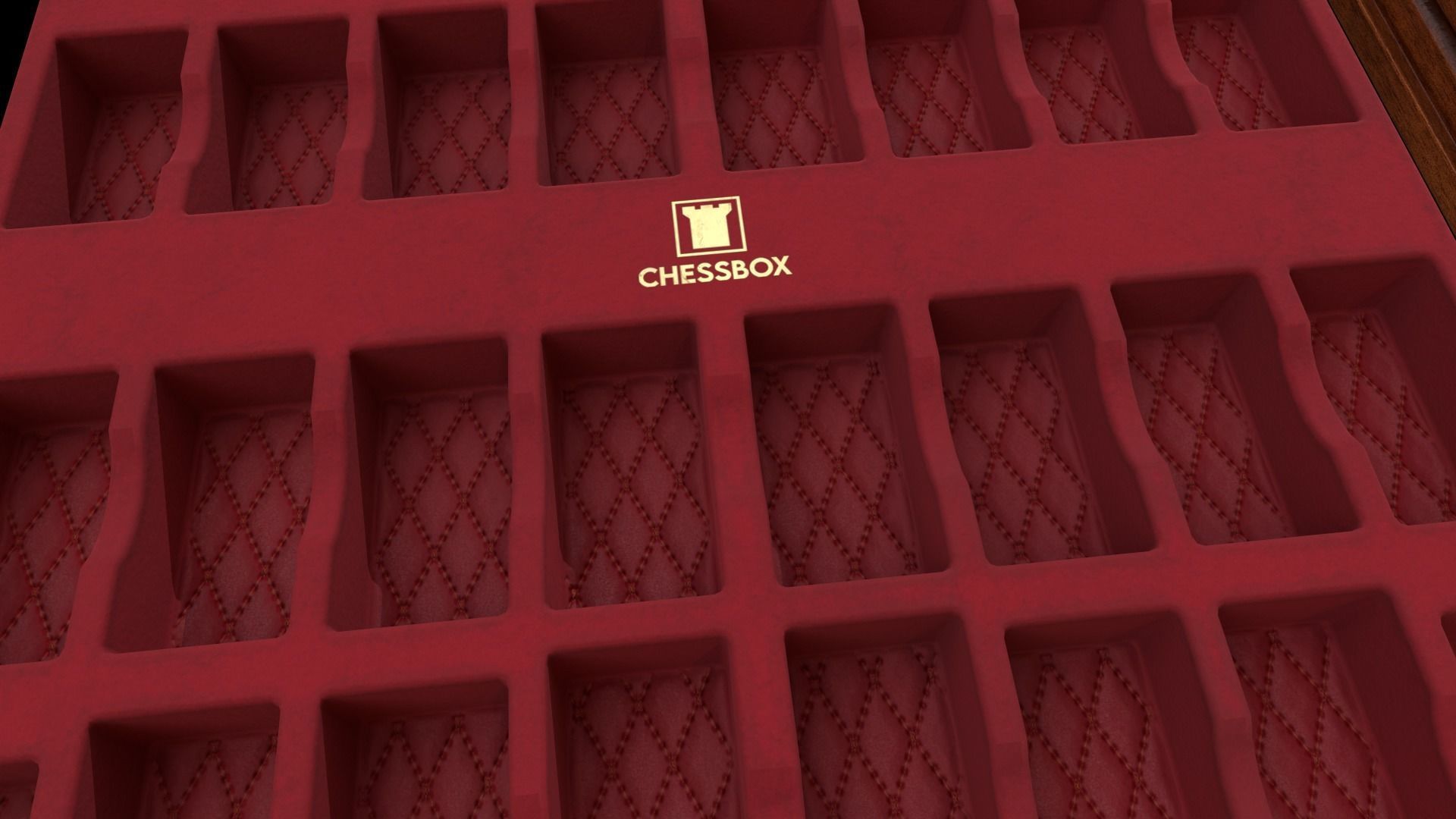 Wooden Chessboard Game-ready Low-poly 3D model_20