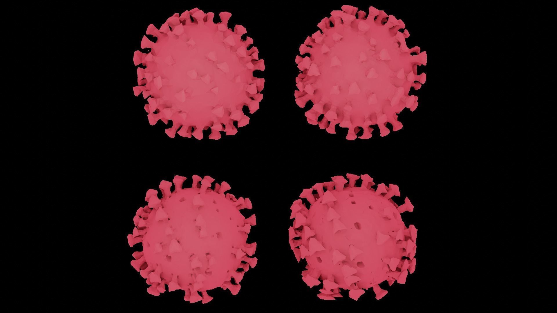 Tech Covid in 15 versions - 81 renders ready to use Low-poly 3D model_32