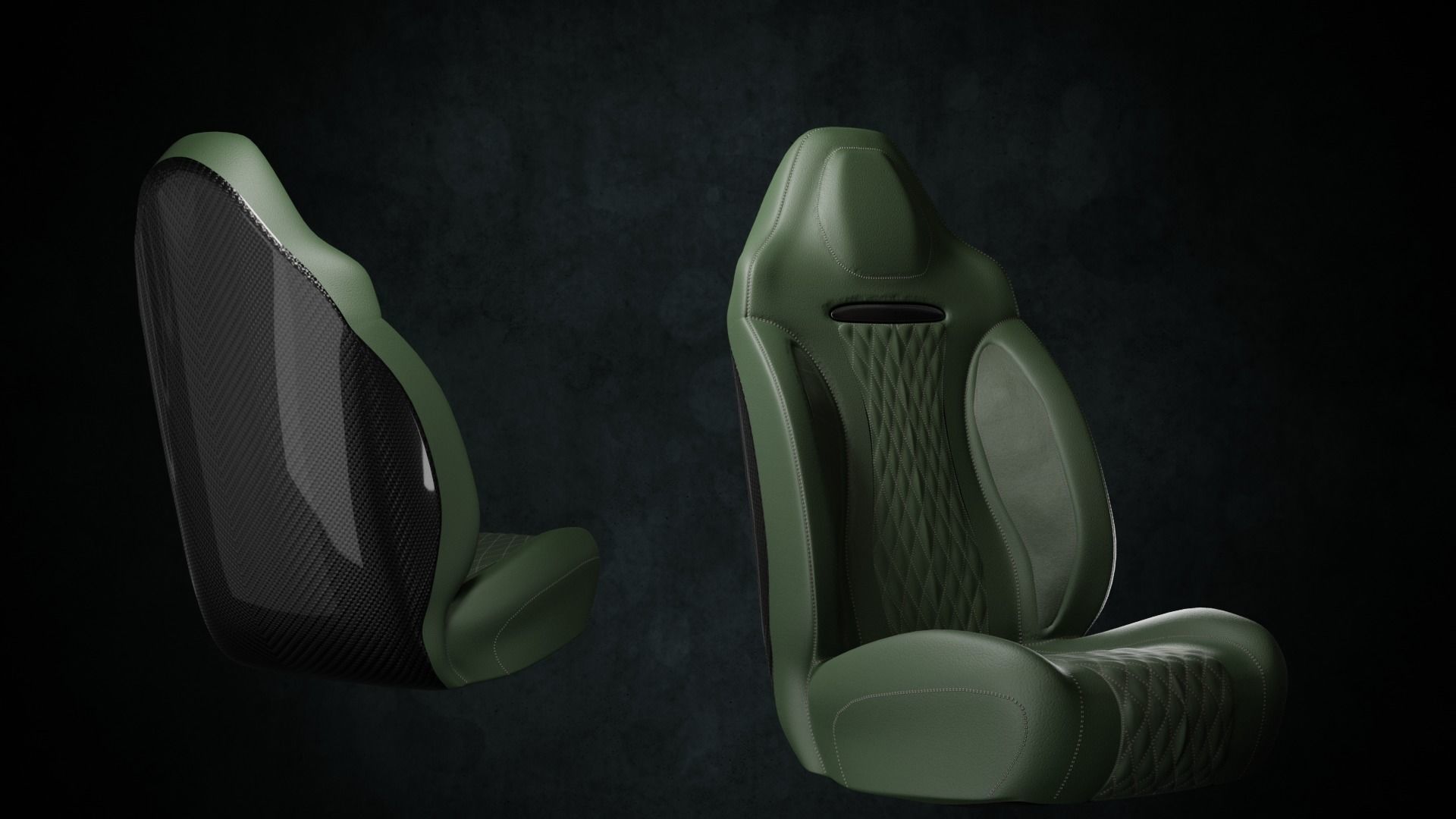 Sport Seats Free 3D model_2