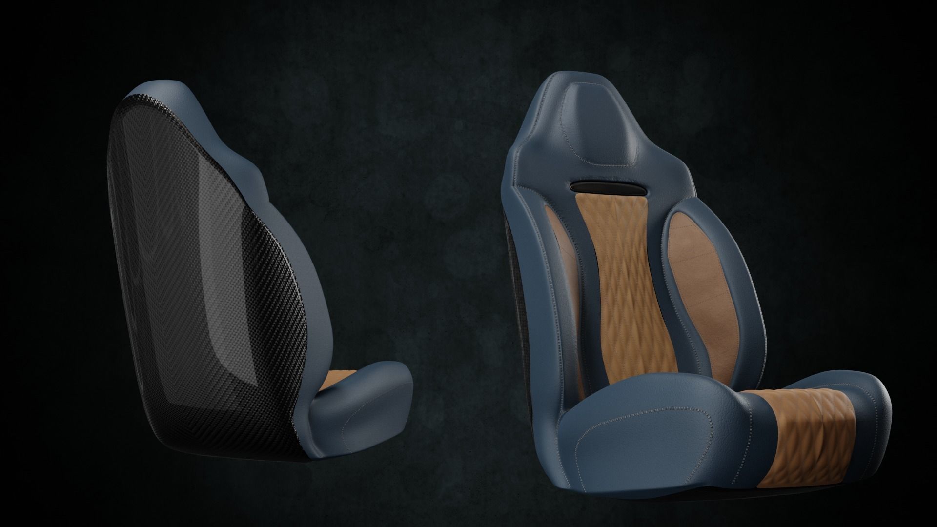 Sport Seats Free 3D model_3