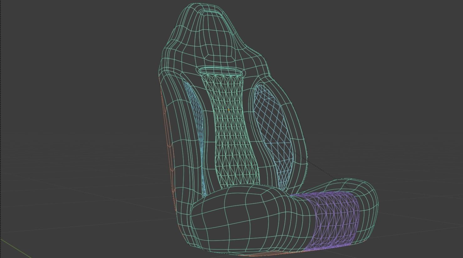 Sport Seats Free 3D model_5