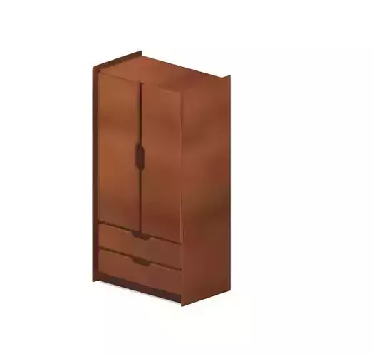 Model Railway Bedroom Cupboard 3D print model