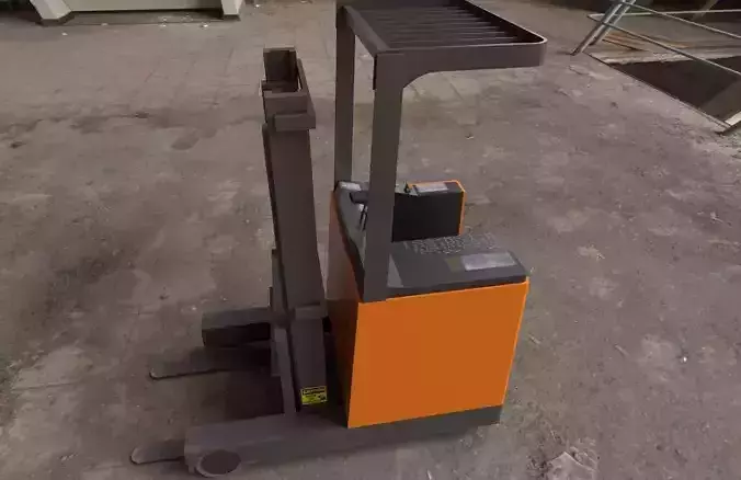 Forklift with Panel - Low Poly - LastGamer
