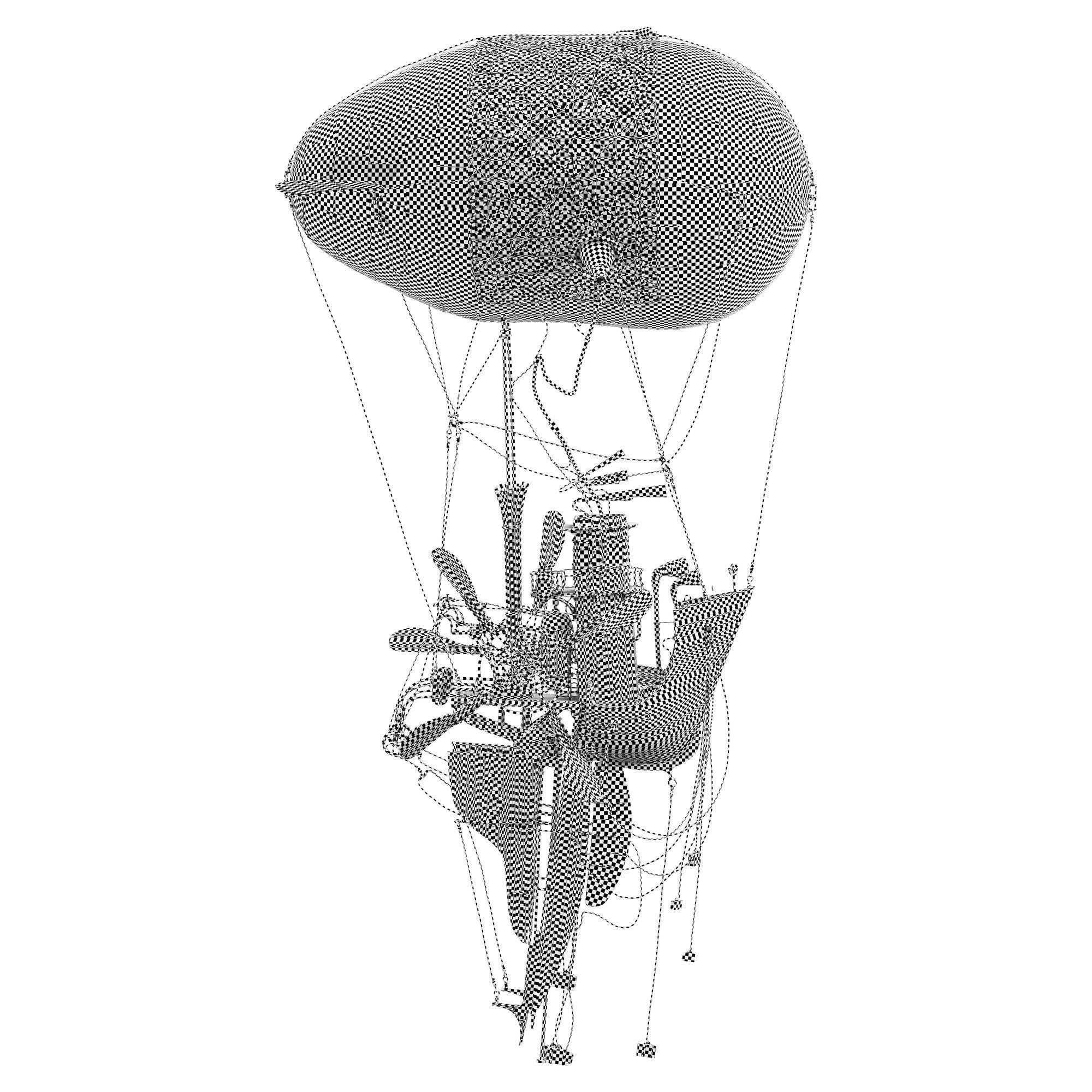 The Captain steampunk sculpture by Daniel Agdag 3D model_13