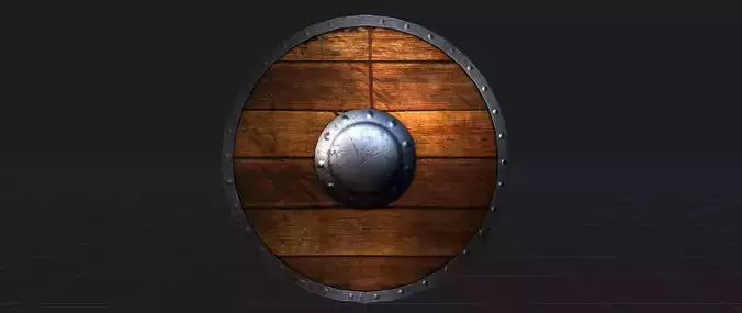 Round Wooden Shield
