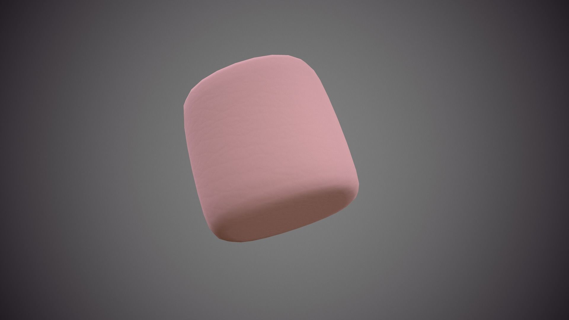 Colored Marshmallows Low-poly 3D model_6
