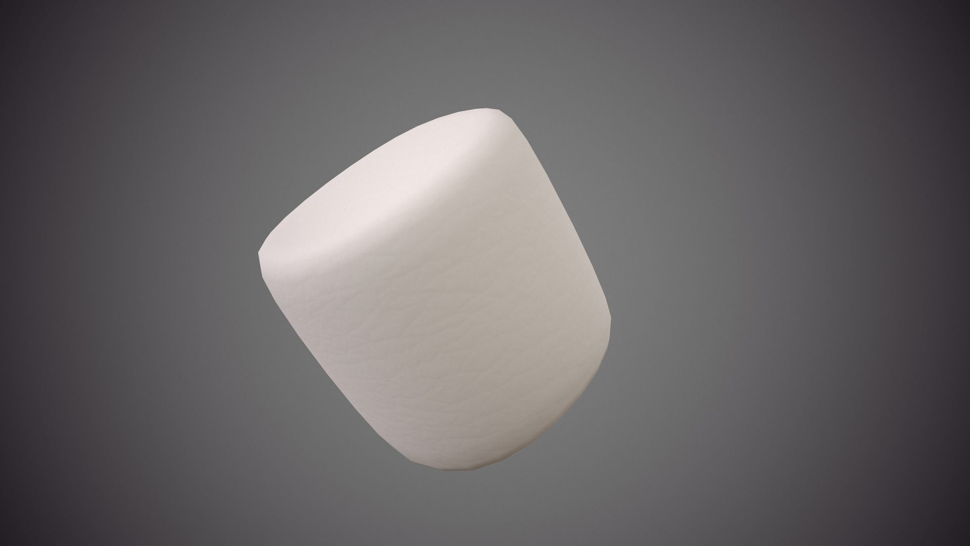 Colored Marshmallows Low-poly 3D model_4