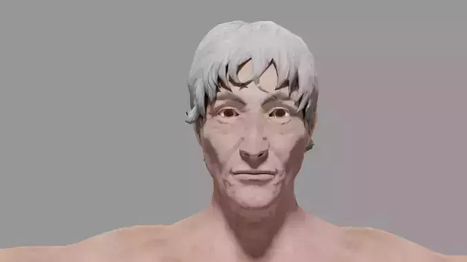 Old man rigged model