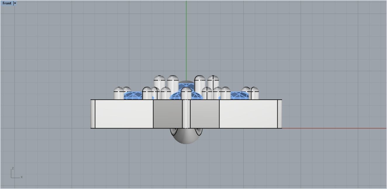 Snowflake pendant 3D print model_11