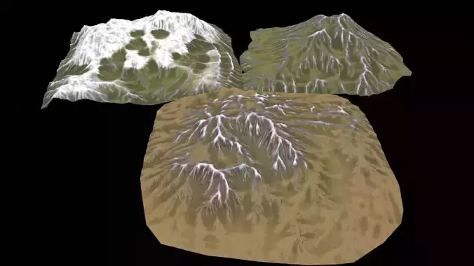 Background PBR Mountains