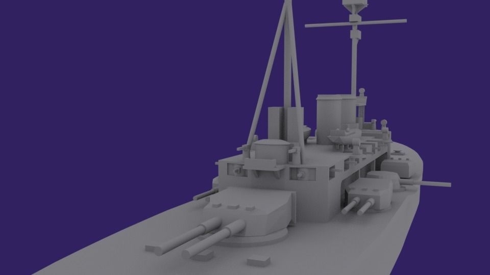 HMS Agamemnon 3D print model_6
