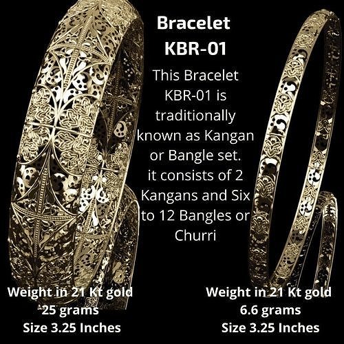 Bracelet-Kangan or Bangle KBR-01 3D print model
