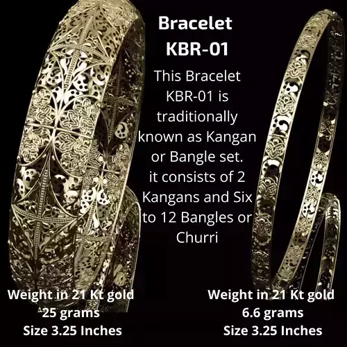Bracelet-Kangan or Bangle KBR-01
