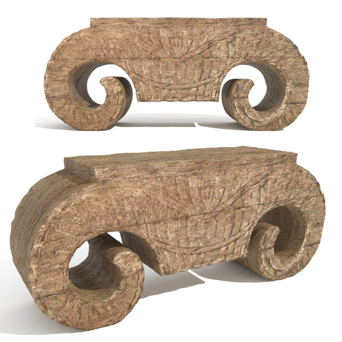 Restoration Hardware OLD UMPAK PEDESTAL