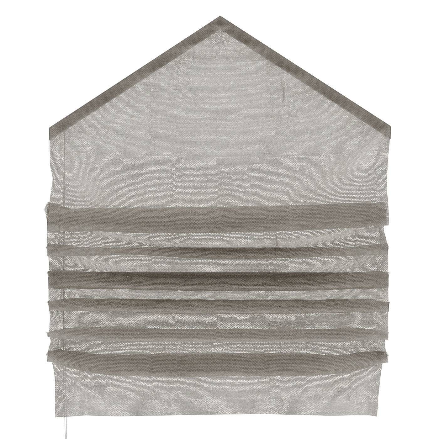 Roman blinds on triangular windows 3D model_6