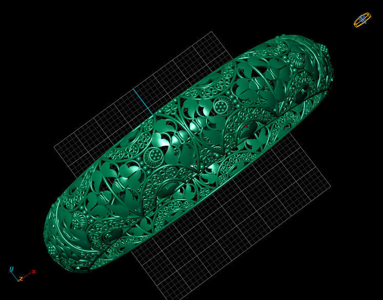 Bracelet -Kangan or Bangle KBR-02 3D print model_5